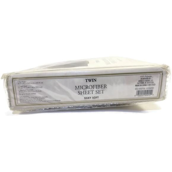 Interior Design Twin Size Sheet Set Soft Chocolate Brown Silky Microfiber - Picture 8 of 8